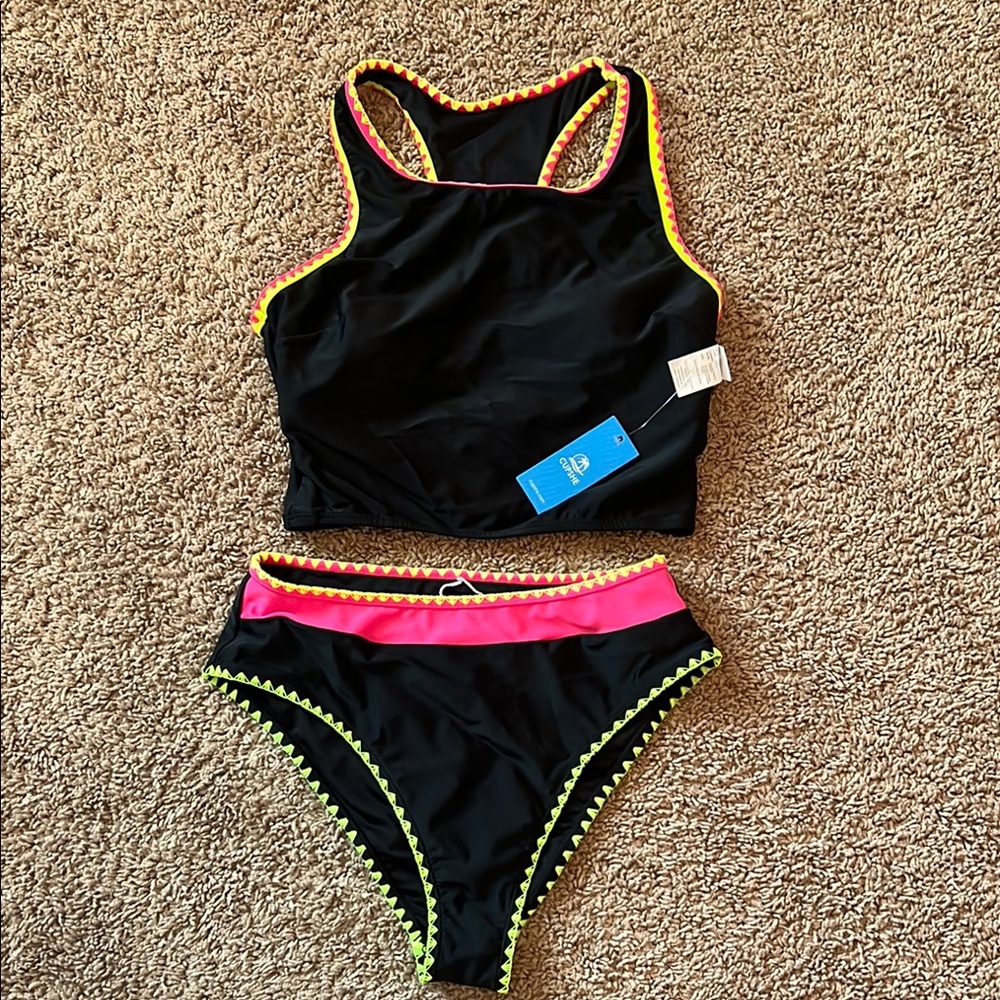 CupShe women’s small two pc. Swim suit NWT